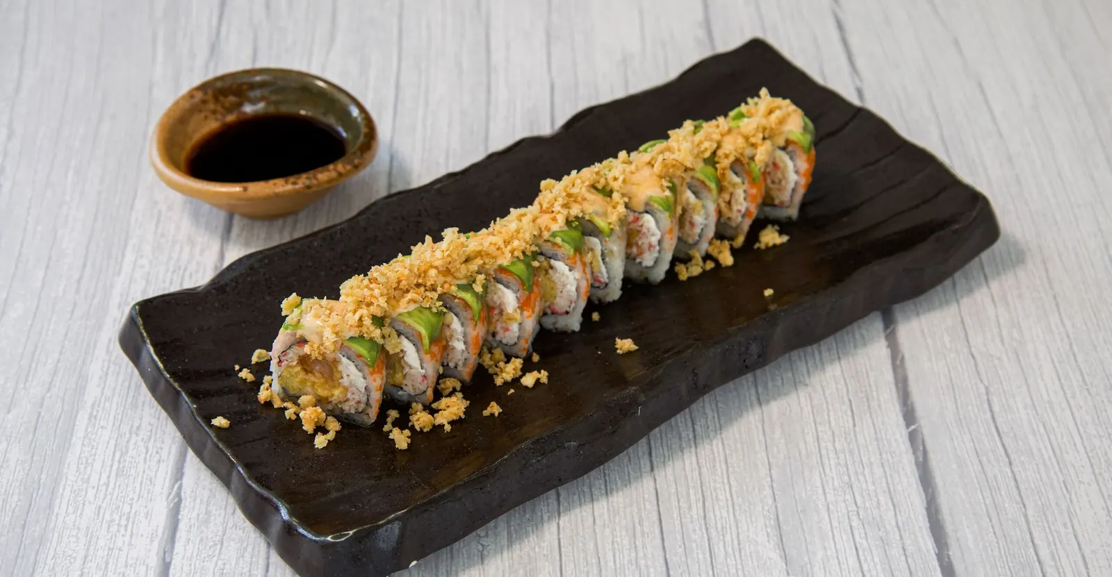 Italian gondola and Japanese sushi boat